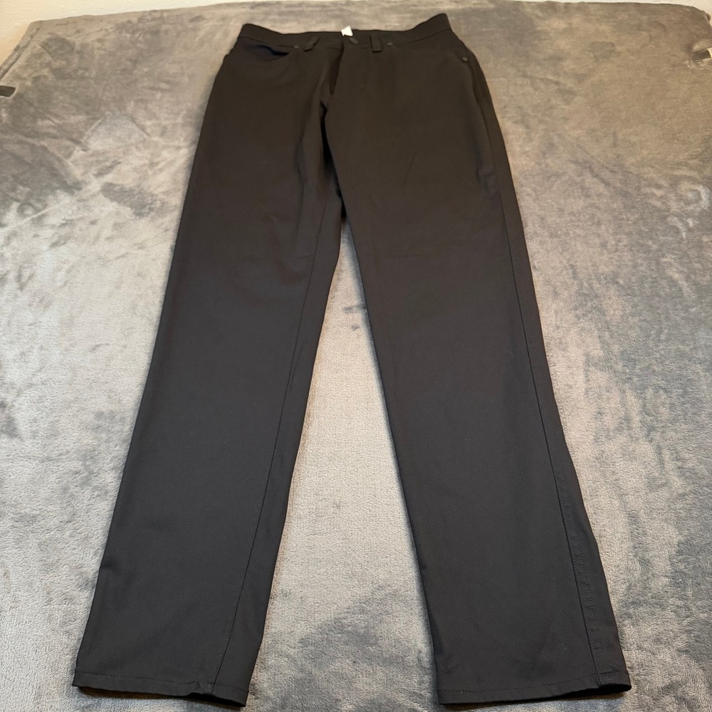 Stylus 5 Pocket Chino Pants Mens Fits 28x31" Black Slim Fit Technical Stretch